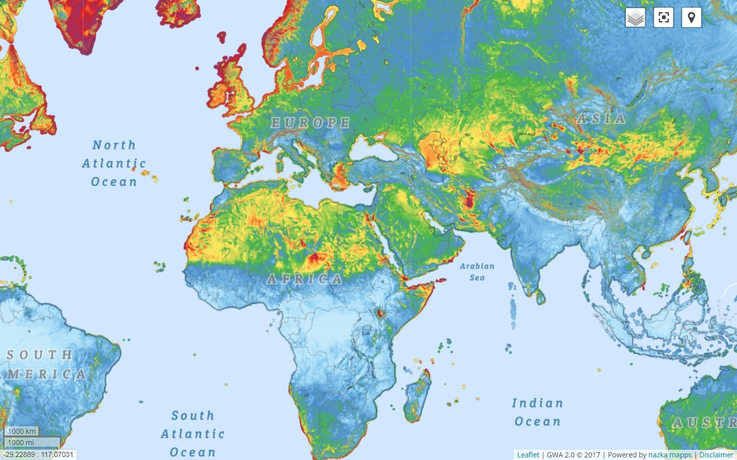 The new Global Wind Atlas: a tool to engage the wind development across the World.